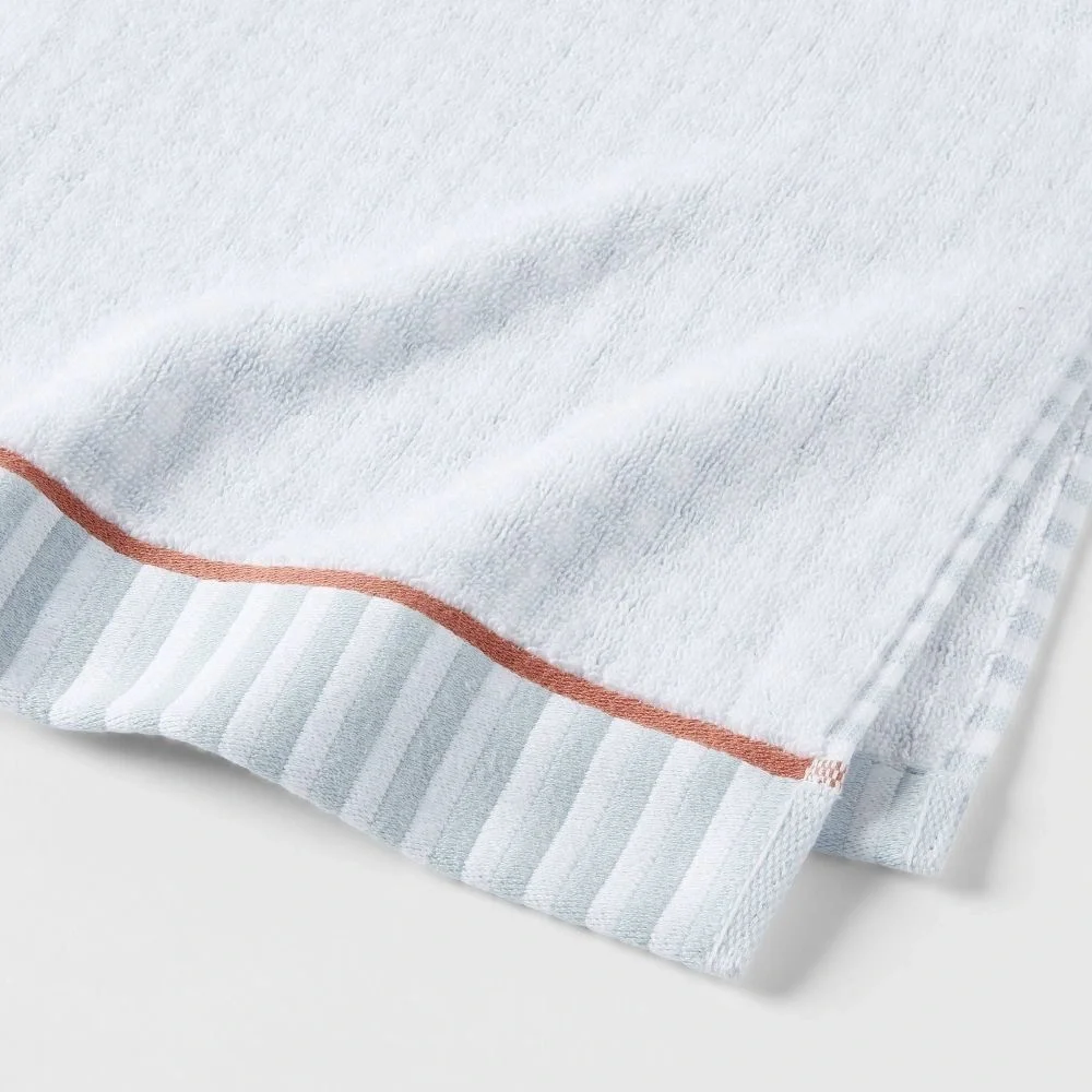 New Threshold Gingham Premium Bath Towels Set 2 Pc XL Traditional Gingham Plaid